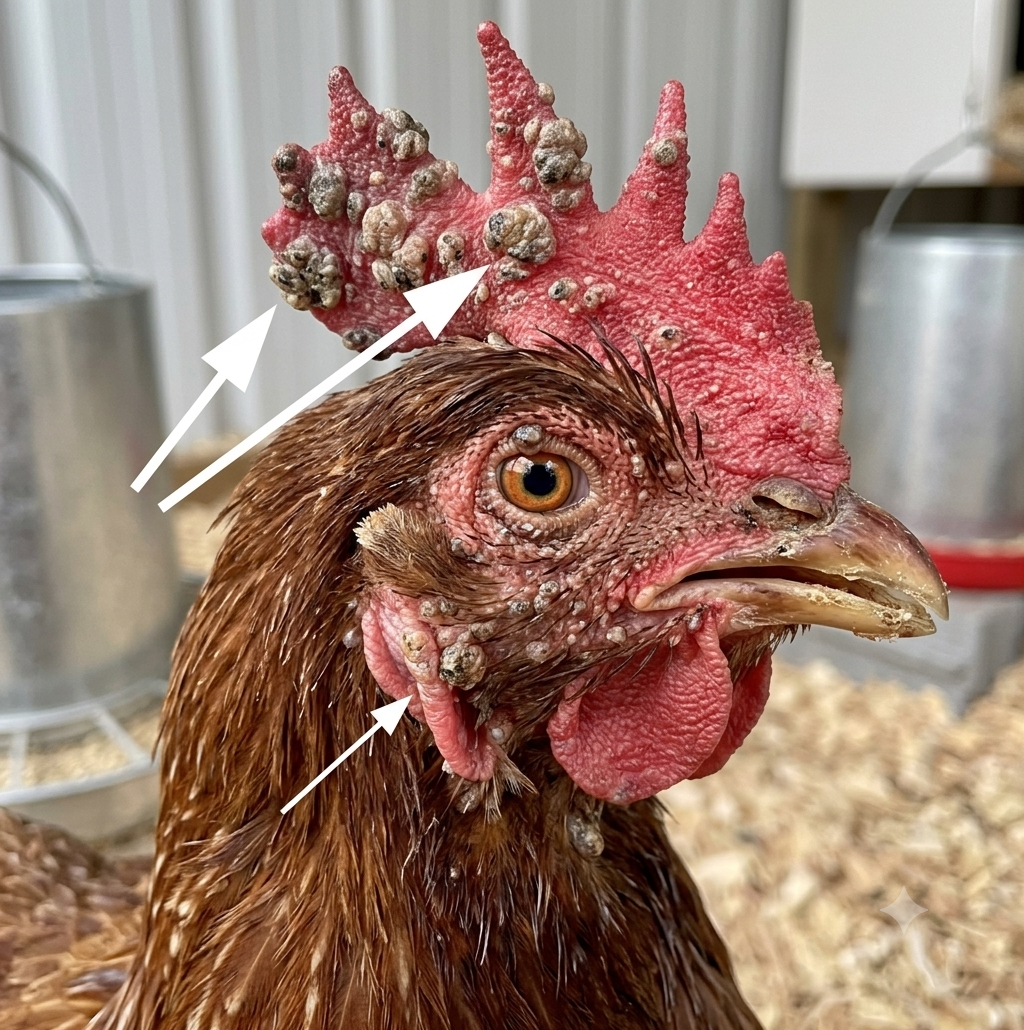 Fowl Pox (Cacar Ayam)